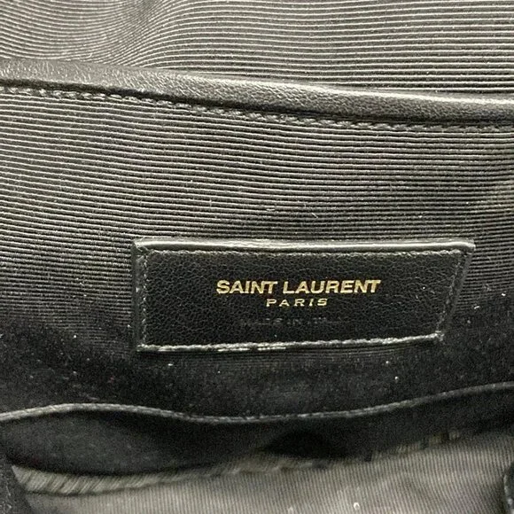 SAINT LAURENT PARIS 357401 Red Leather Shoulder Bag - Picture 8 of 15